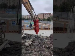 YTB100 Top Type / Triangle Hydraulic Breaker 100 Chisel, abito 10-16 tonnellate