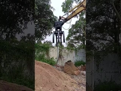 Macchina di scavo GuangLin con raccoglitore di pietra / legno