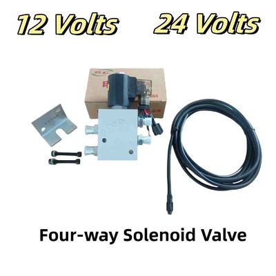 Valvola solenoide a quattro vie per la presa dell'escavatore 12 volt / 24 volt