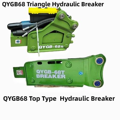 QYGB68 Top Type / Triangle Hydraulic Breaker Martello 68 Cisel, abito 4-8 tonnellate