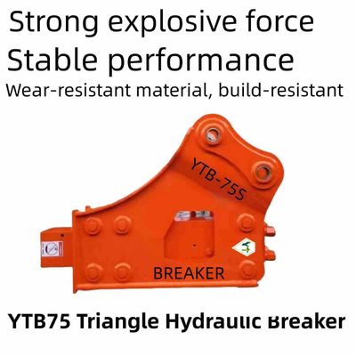 YTB75 tipo laterale martello per la rottura delle rocce 75 mm scalpello per 6-8 tonnellate