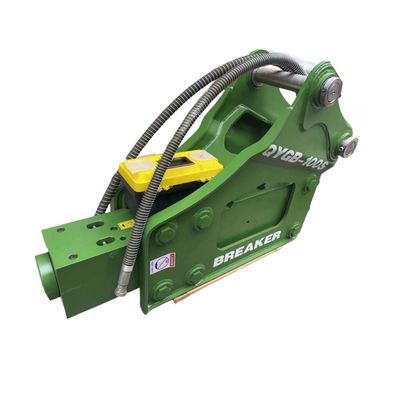 Triangolo Hydraulic Breaker Hammer QYGB100 100MM Cisel per escavatore da 10 a 16 tonnellate