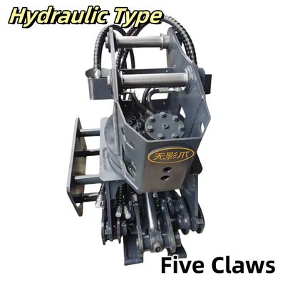 Controllo idraulico di scavo Grabber cinque denti Wood Grabber